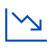 Markets down line chart